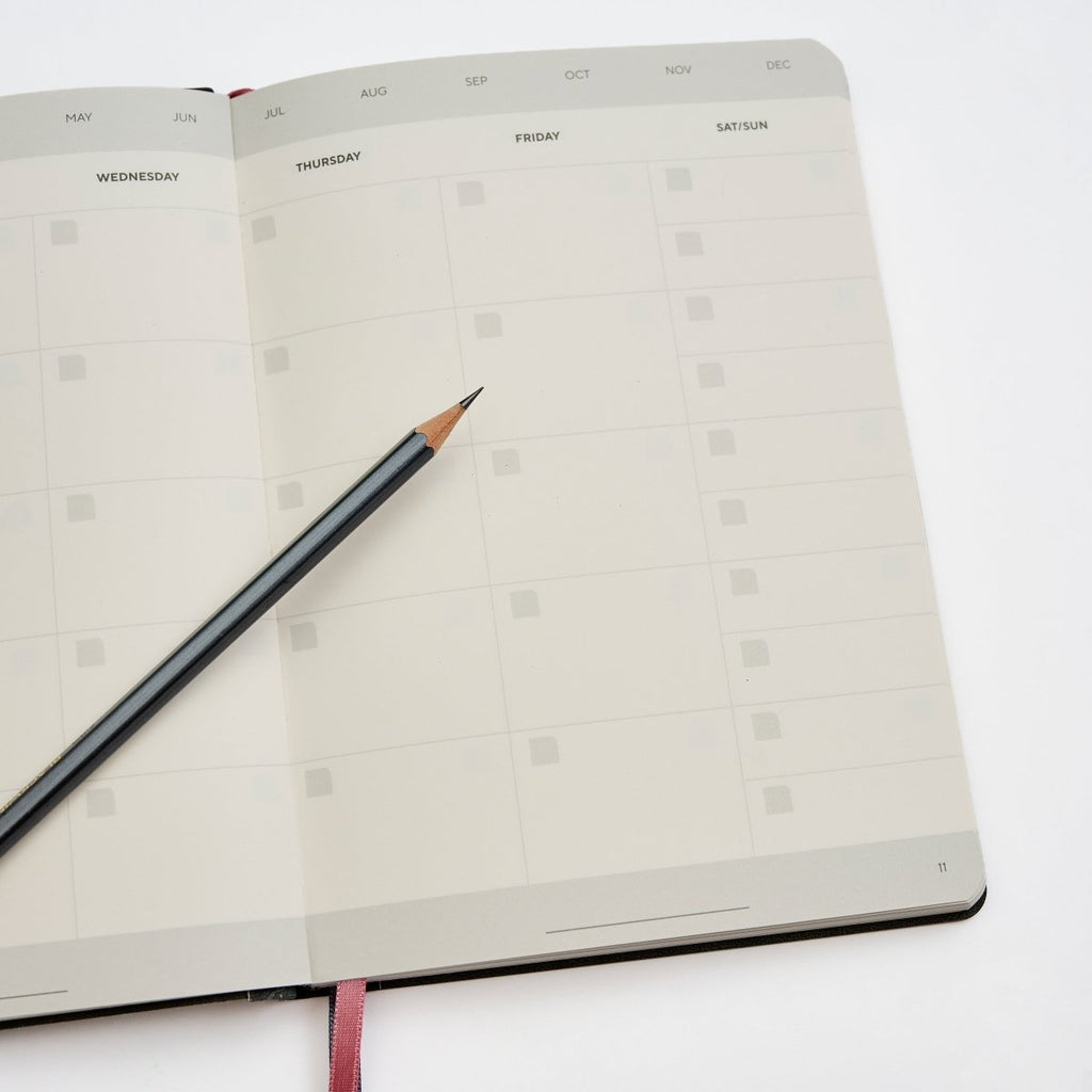 Blackwing Planner A5 capa cinza