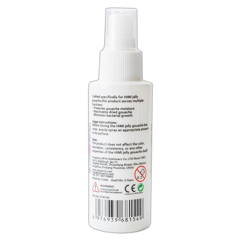Verso do frasco do spray HIMI 100 ml