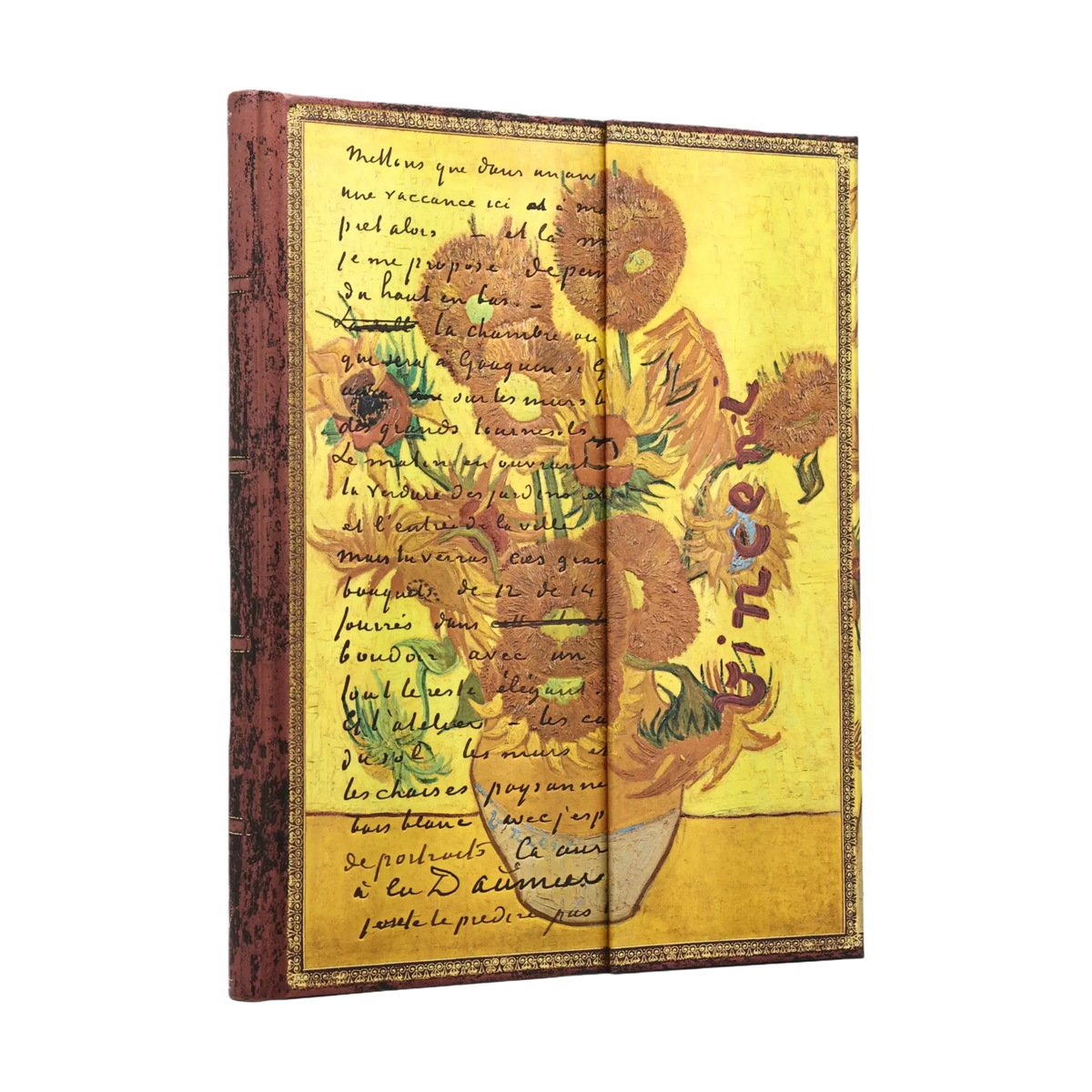 Caderno Paperblanks Van Gogh Sunflowers Ultra Pautado PB1518-6