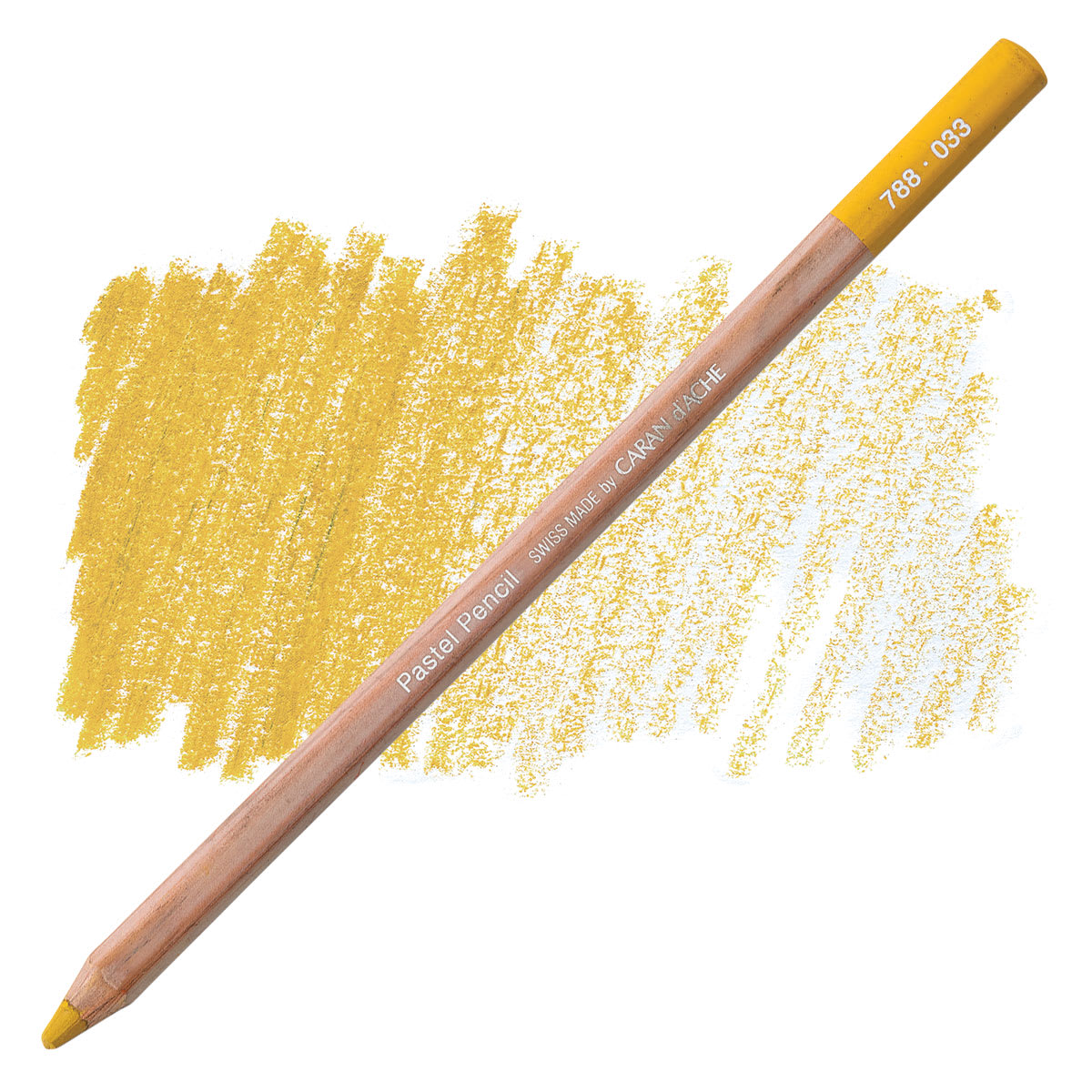 Lápis pastel Caran d’Ache 033 - Golden Ochre - unidade avulsa