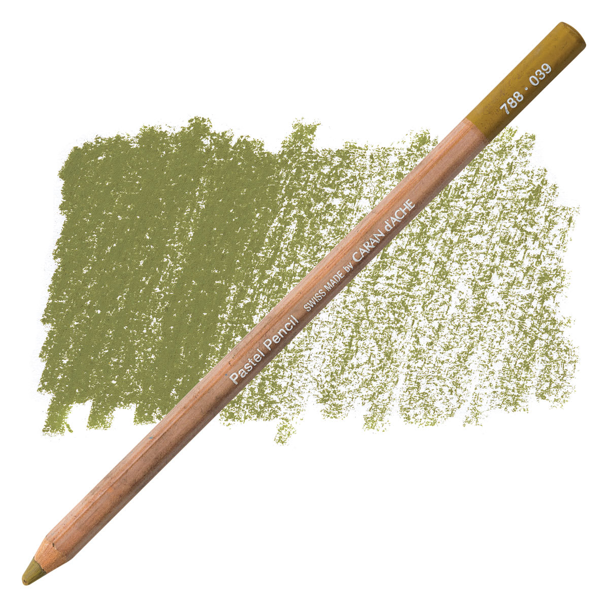 Lápis pastel Caran d’Ache 039 - Olive Brown - unidade avulsa