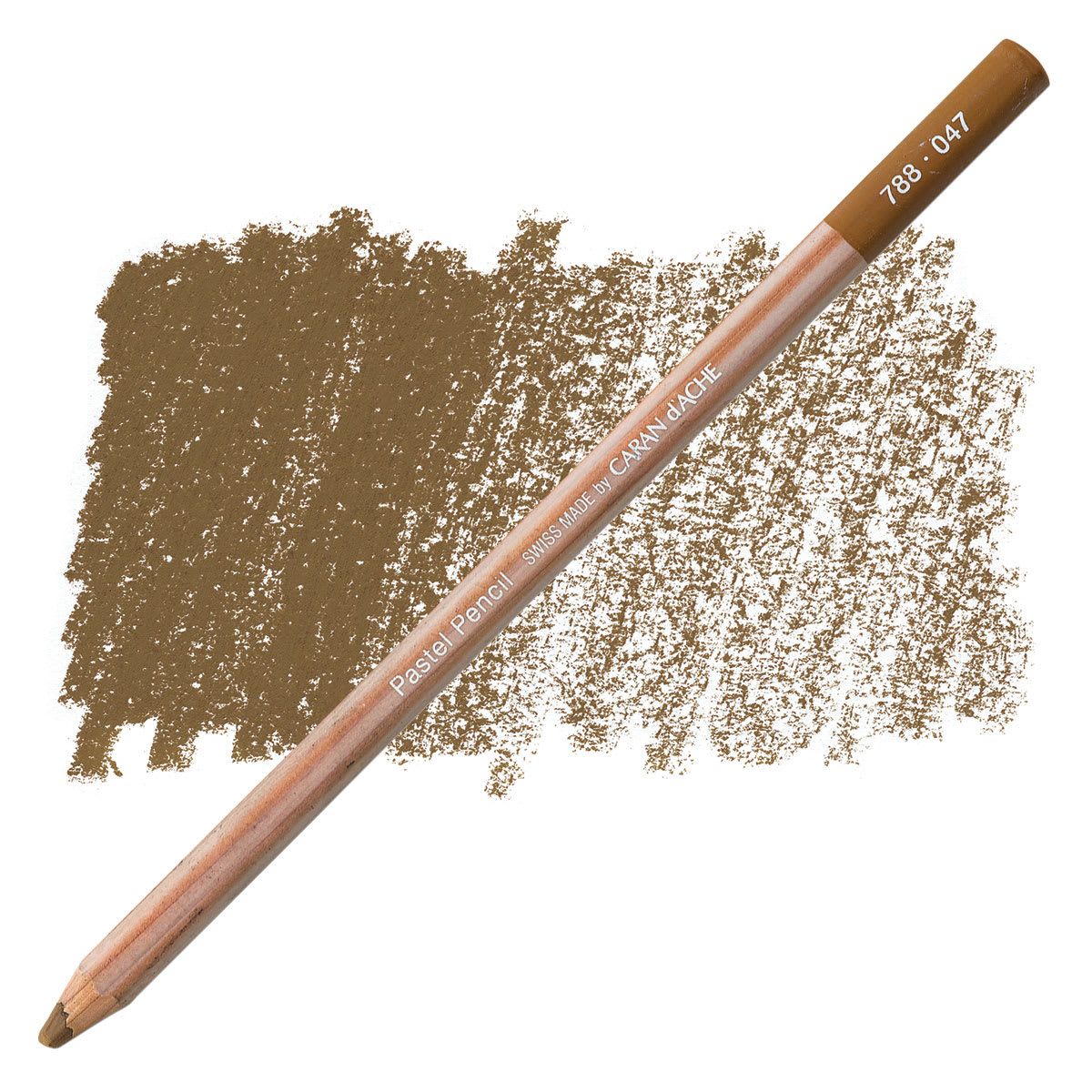 Lápis pastel Caran d’Ache 047 - Bistre - unidade avulsa