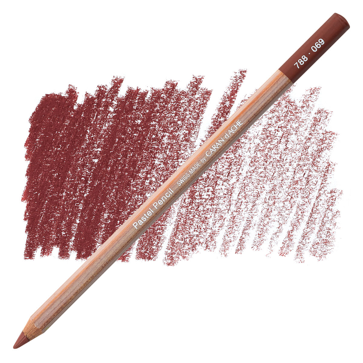 Lápis pastel Caran d’Ache 069 - Burnt Sienna - unidade avulsa