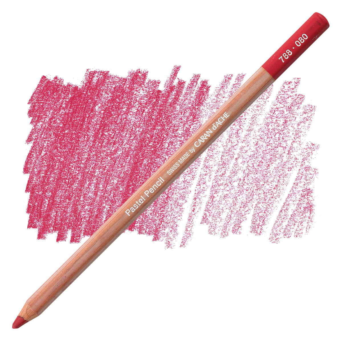 Lápis pastel Caran d’Ache 080 - Carmine Lake - unidade avulsa