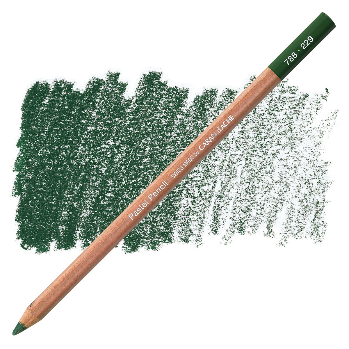 Lápis pastel Caran d’Ache 229 - Dark Green - unidade avulsa