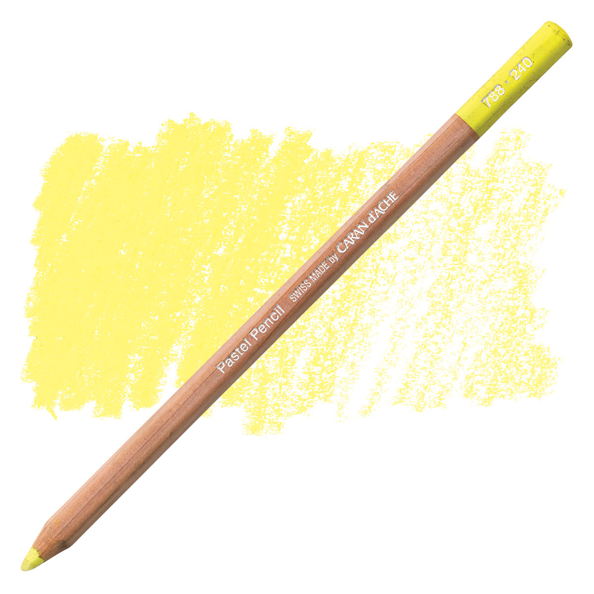 Lápis pastel Caran d’Ache 240 - Lemon Yellow - unidade avulsa