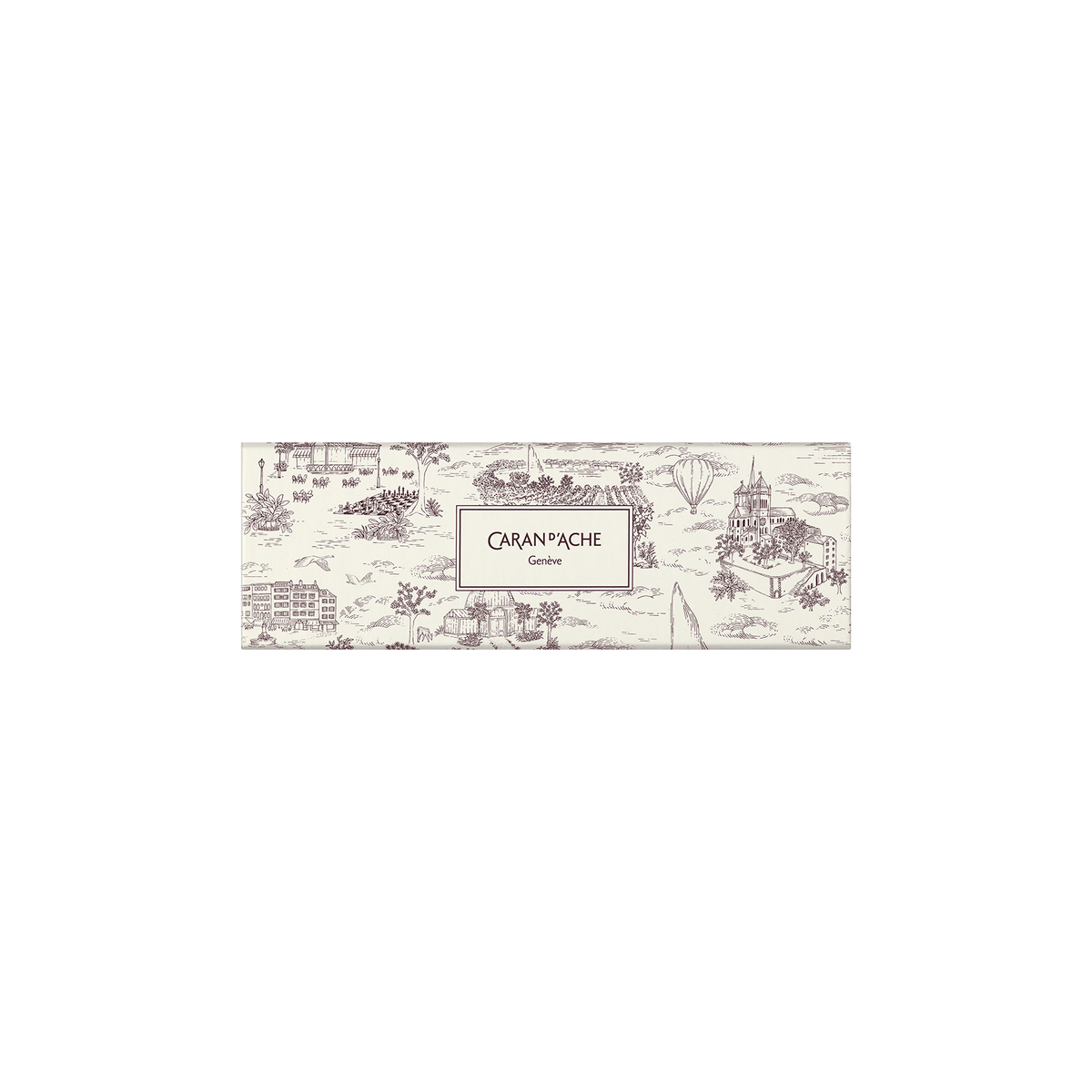 Caran d’Ache Toile de Jouy — Conjunto de 10 Lápis de Cor Aquareláveis