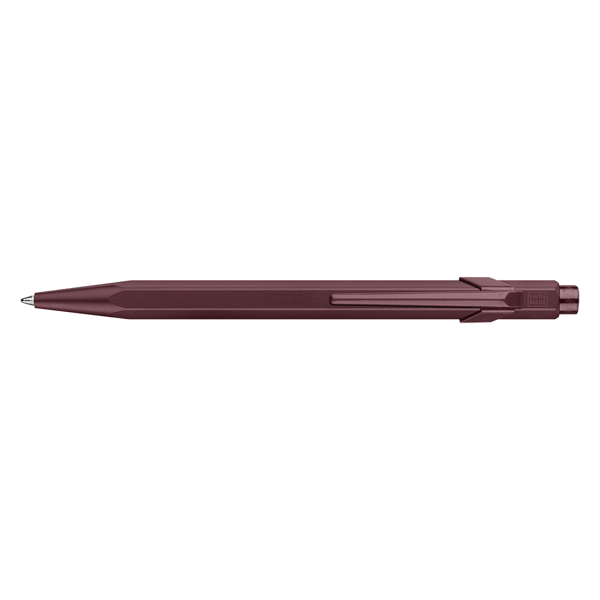 Caran d’Ache Toile de Jouy — Caneta Esferográfica 849 Burgundy — Bordô