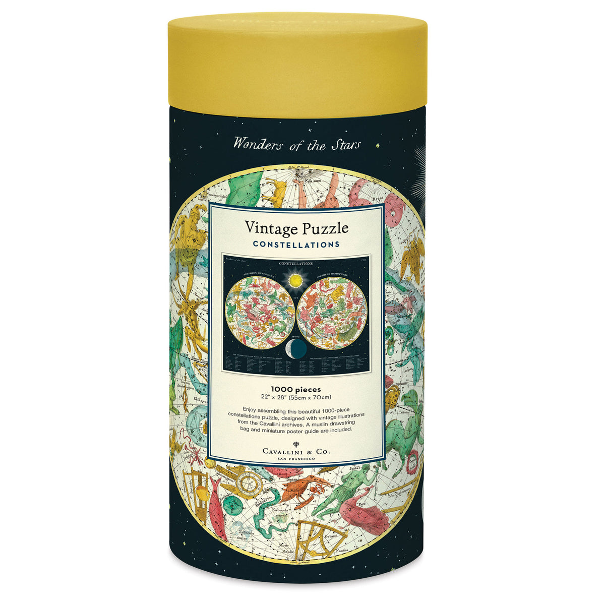 Cavallini & Co. Constellations — verso da embalagem