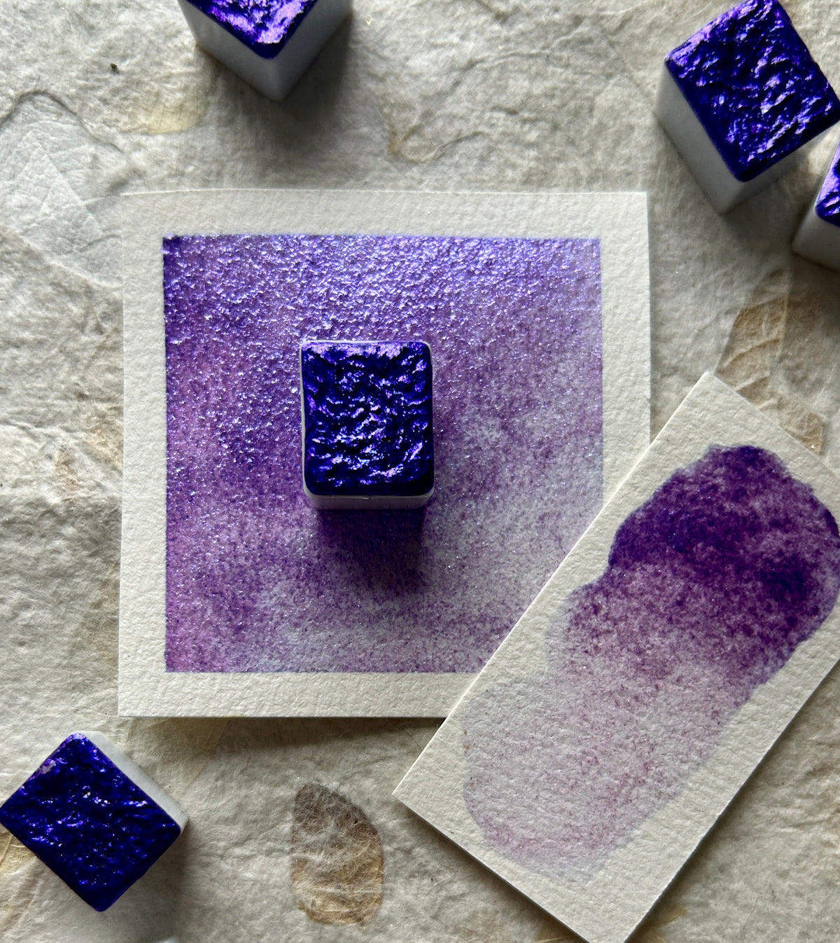 Claire Chi Studio — Purple Sparkle — amostra de cor