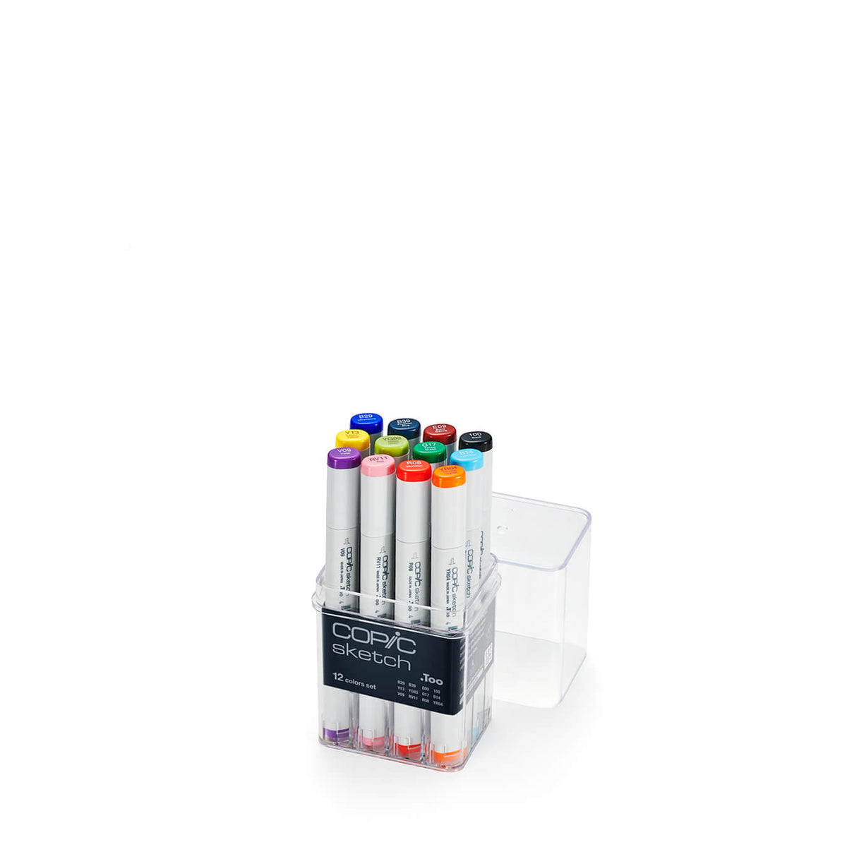 Kit Copic Sketch Basic com 12 marcadores