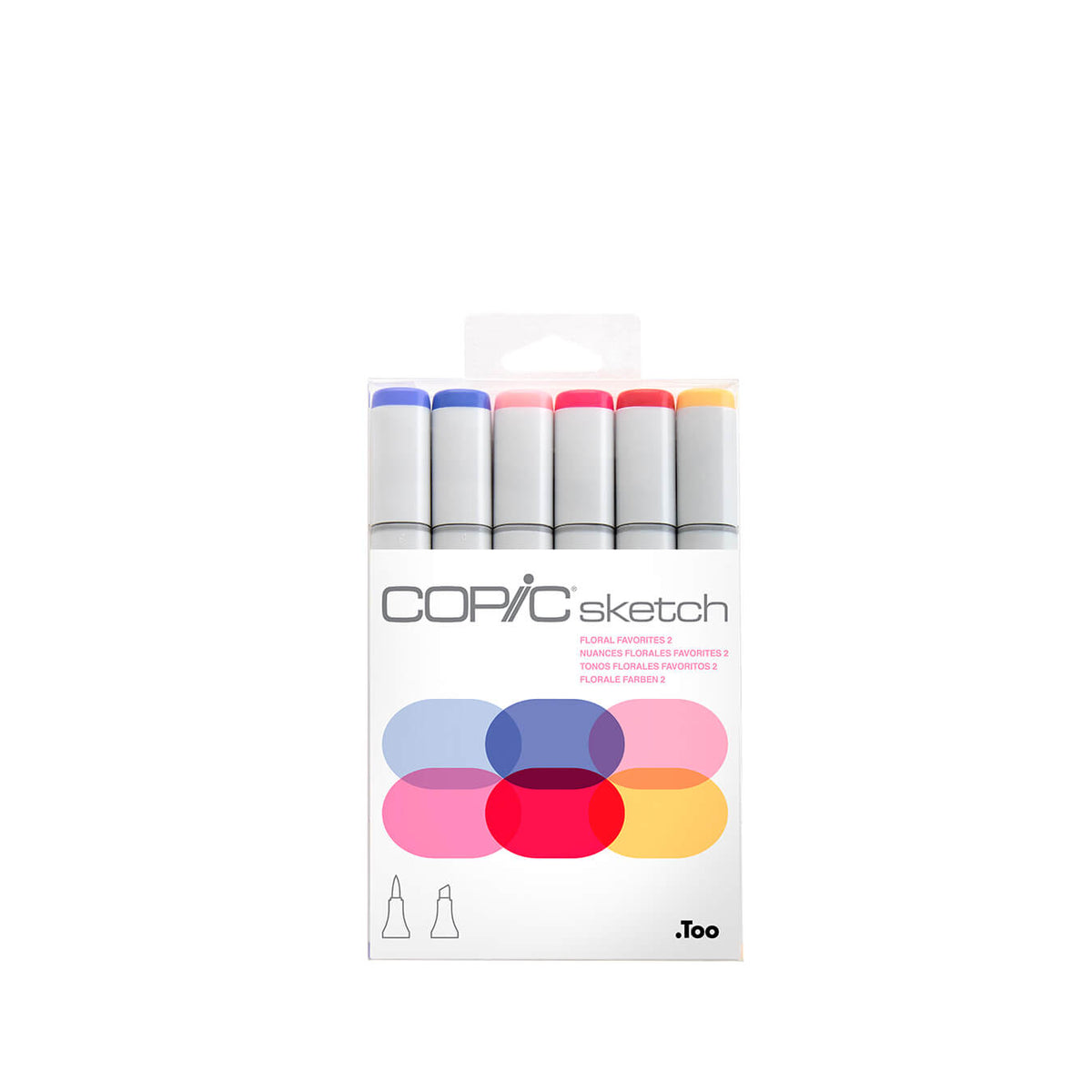 Kit Marcadores Copic Sketch Floral Favorites 2 - 6 cores