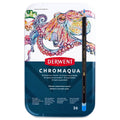 Derwent Chromaqua, lata com 36 lápis de cor aquareláveis