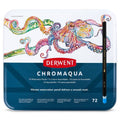 Derwent Chromaqua, lata com 72 lápis de cor aquareláveis