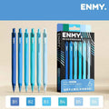 ENMY Rainbow: kit com 6 canetas 0,7 mm – Céu Azul