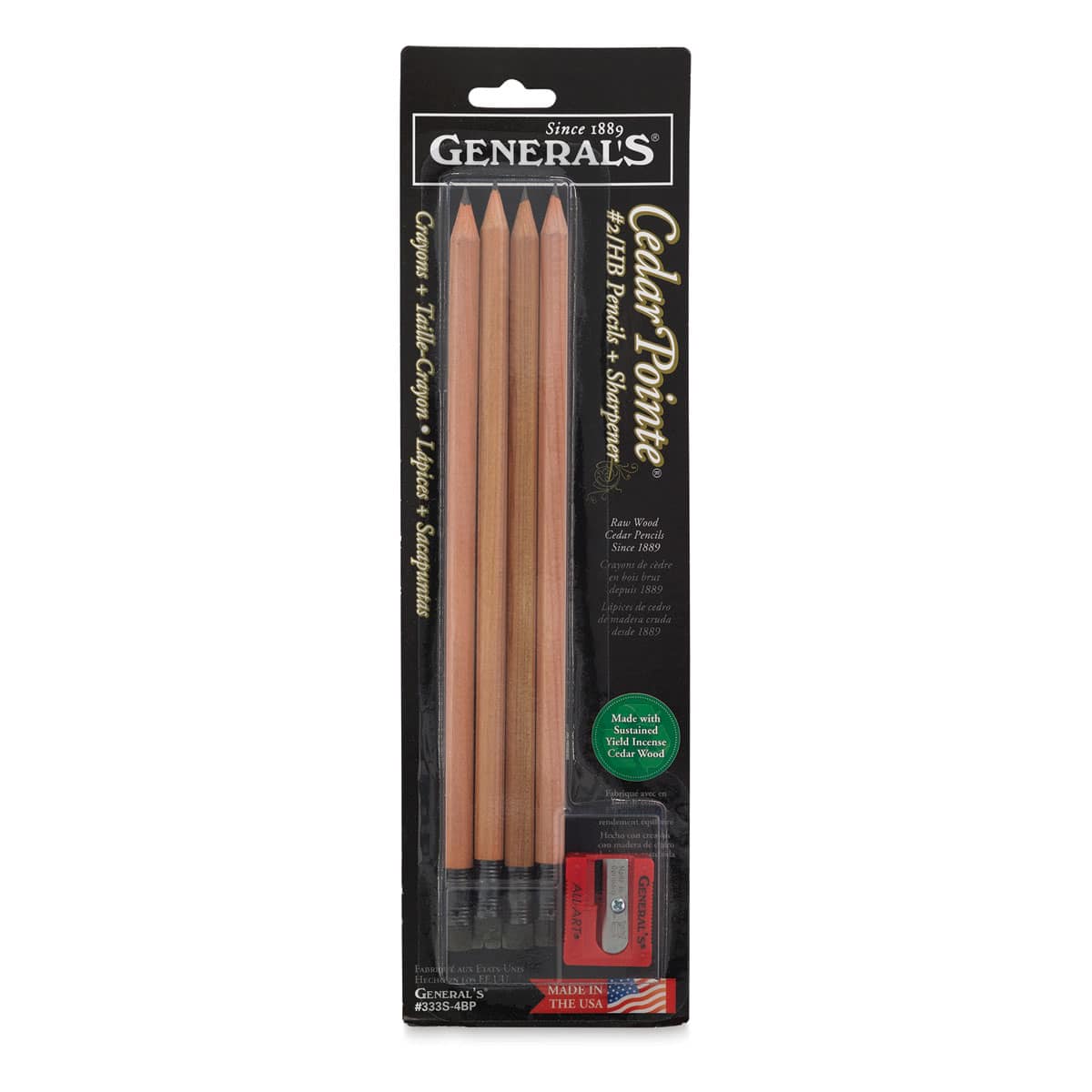 General's Cedar Pencils - 5 Piece Set