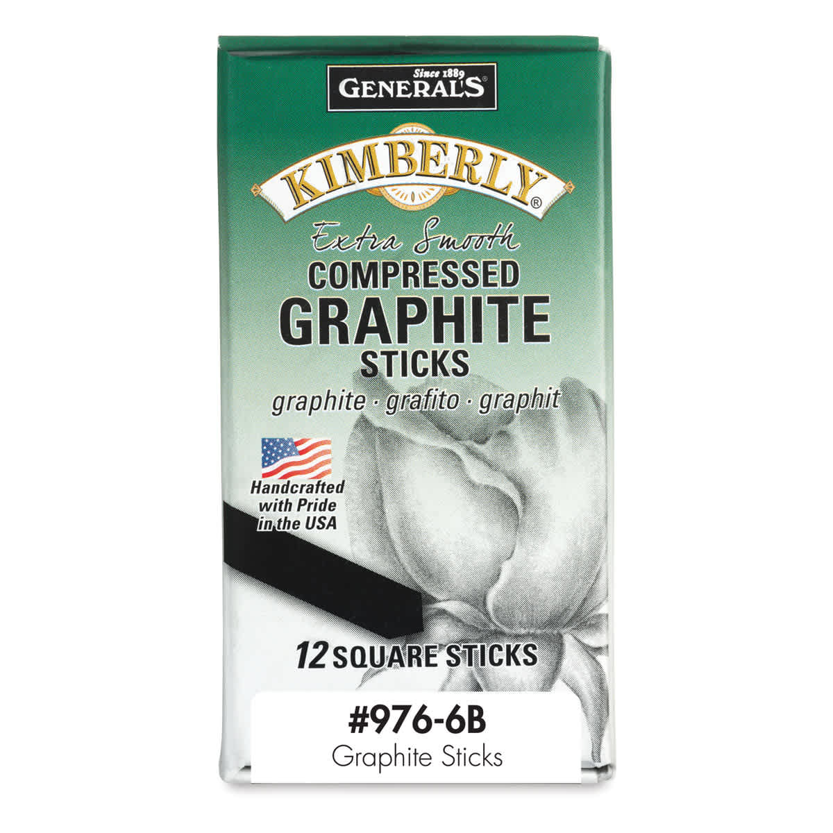 General's Kimberly Graphite Sticks - 6B, Box of 12