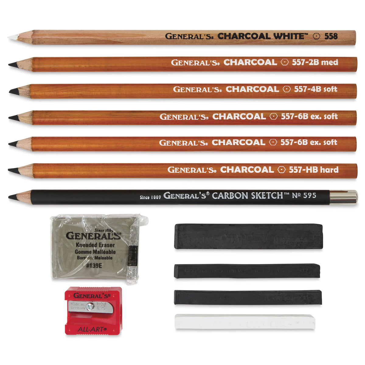 General's Charcoal Pencil Drawing Kit No. 15