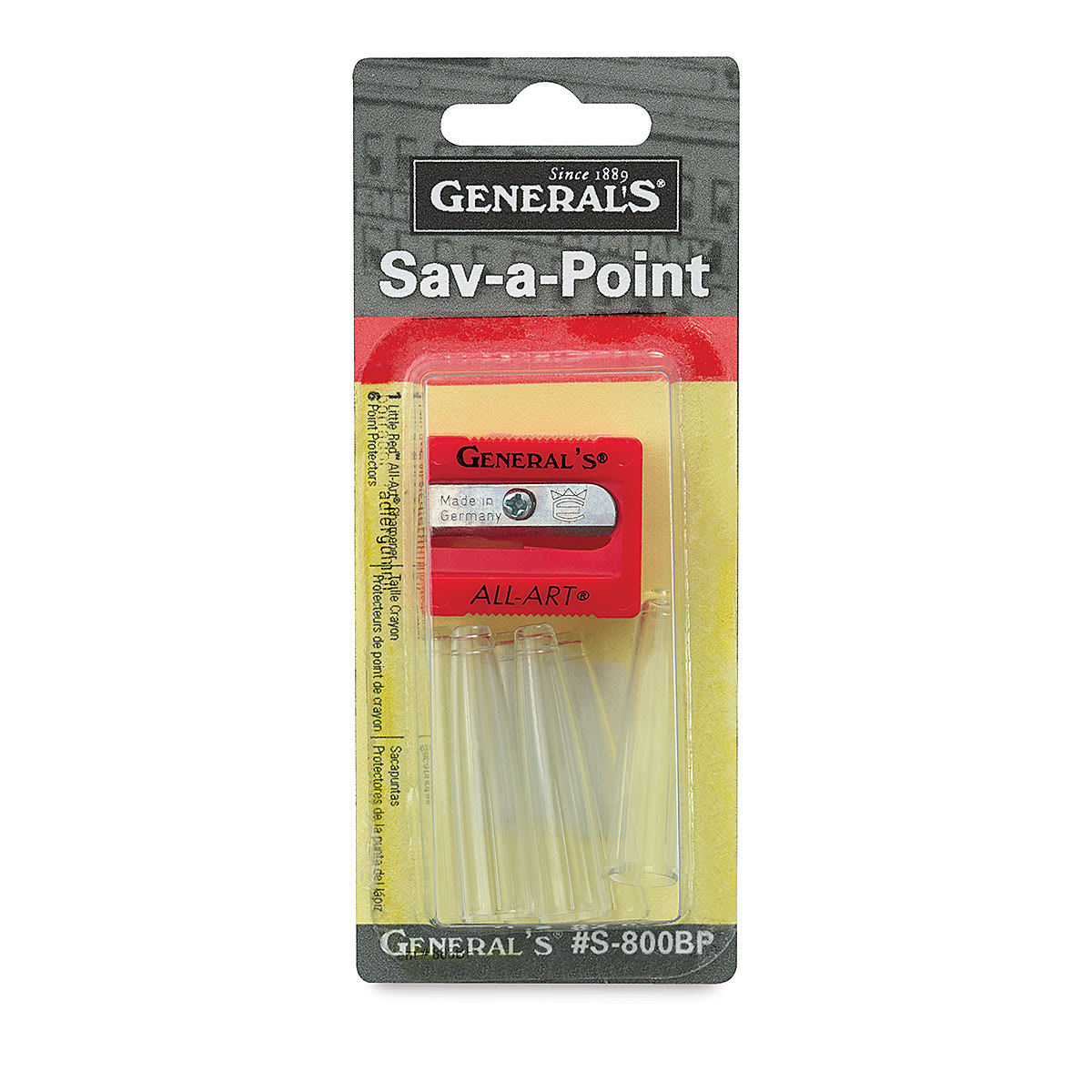 Sav-A-Point Pencil Protectors - Pkg of 5 with pencil sharpener