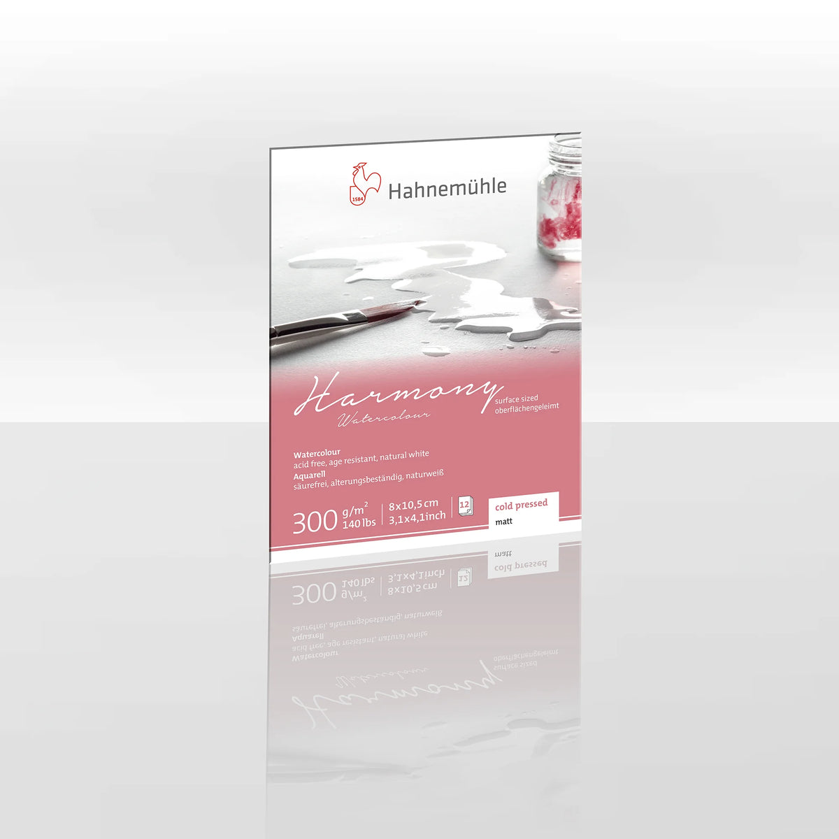 Mini Bloco Hahnemühle Harmony 300 g/m² 8 × 10,5 cm • 12 folhas