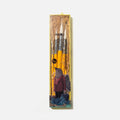 Kit de Pincéis para Guache HIMI Amarelo com 5 Peças – BSC331