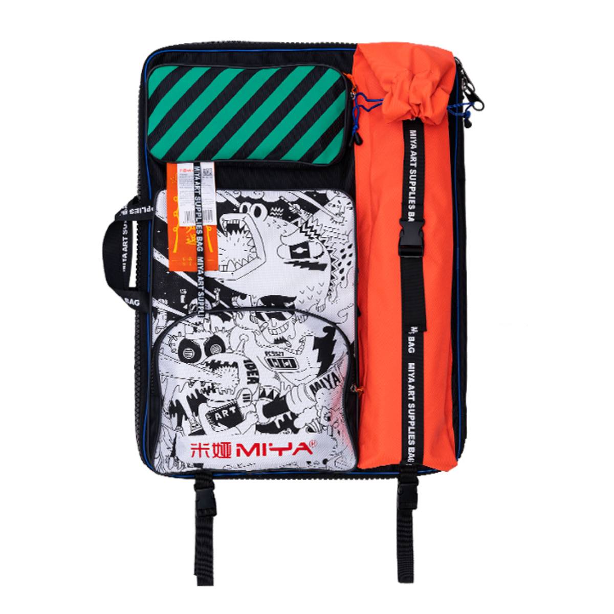 Mochila para Acessórios HIMI 65 × 49 cm – Black-Orange Edition – FHD190