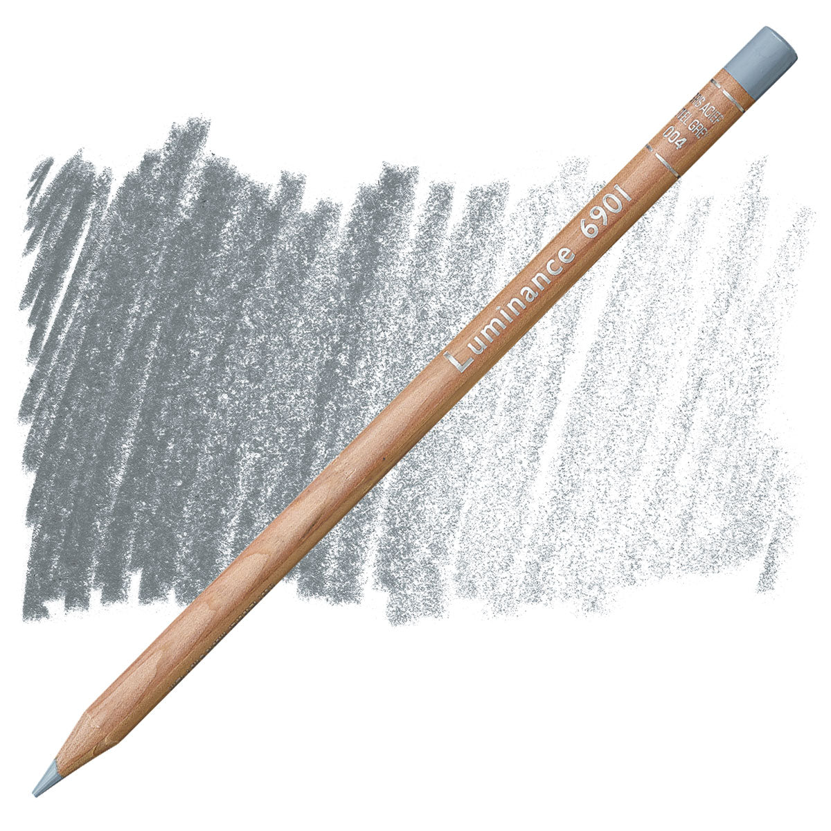 Luminance 6901 004 - Steel Gray: lápis e amostra da cor