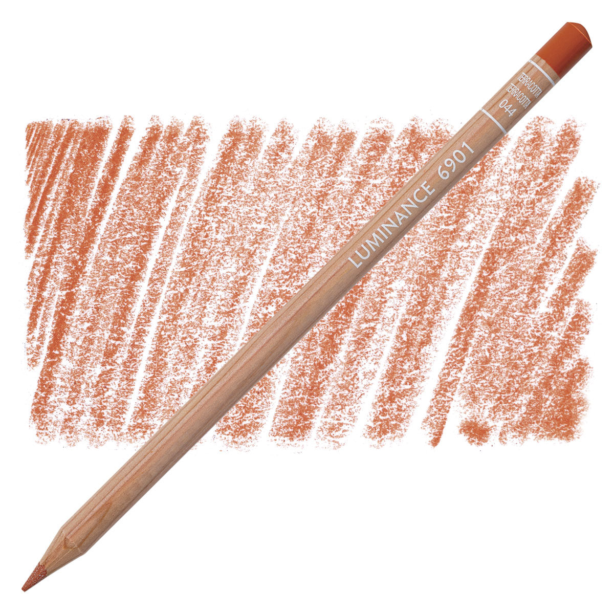 Luminance 6901 044 - Terracotta: lápis e amostra da cor