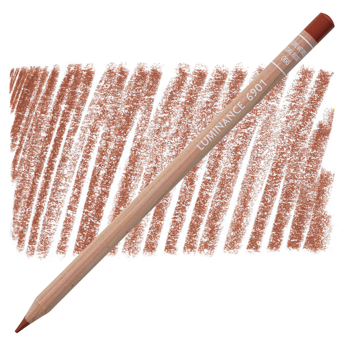 Luminance 6901 066 - Natural Russet: lápis e amostra da cor