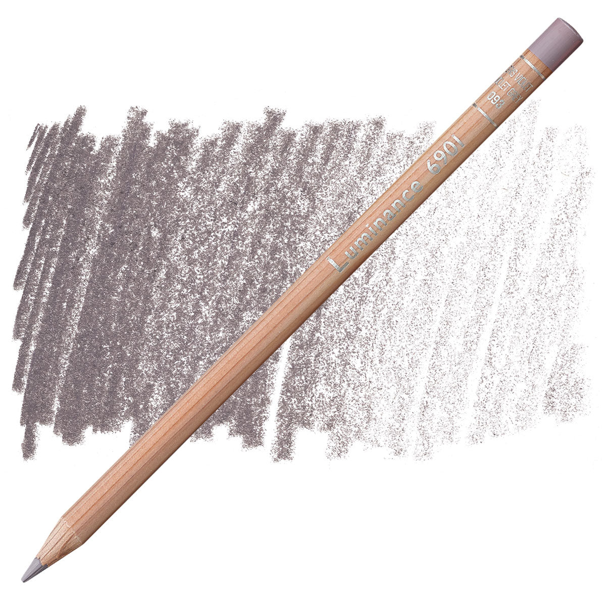 Luminance 6901 093 - Violet Gray: lápis e amostra da cor