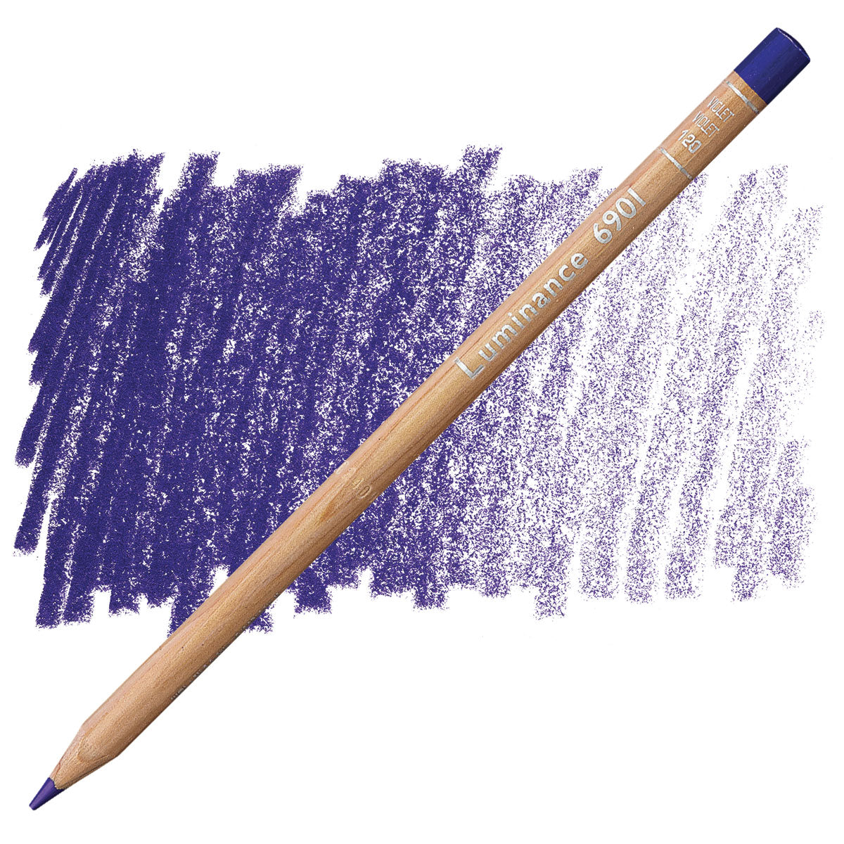 Luminance 6901 120 - Violet: lápis e amostra da cor
