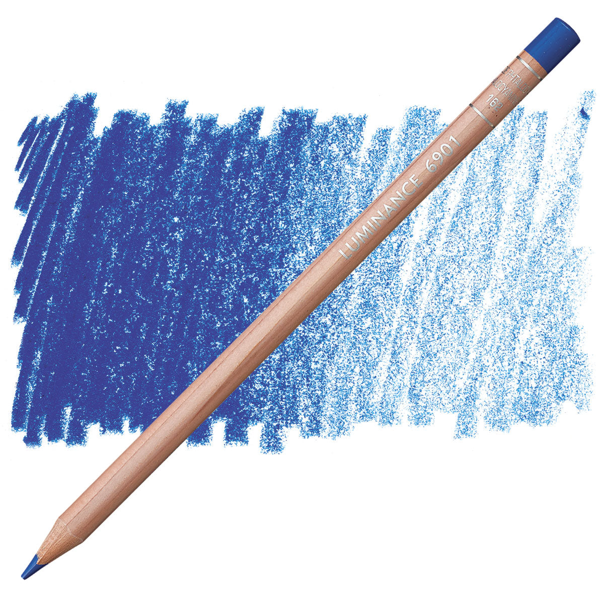 Luminance 6901 162 - Phthalo Blue: lápis e amostra da cor