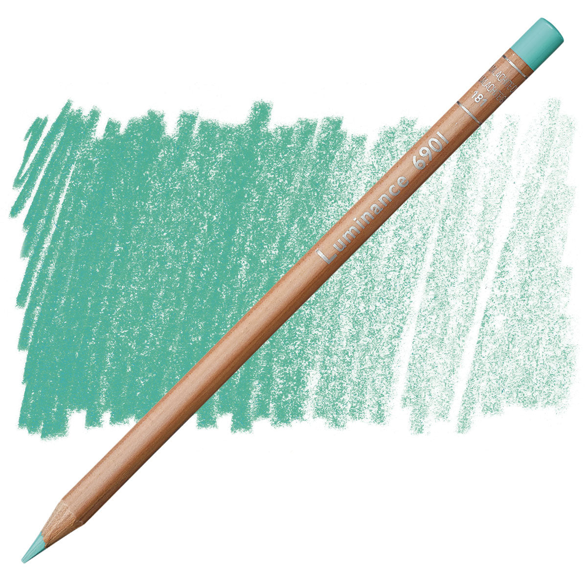 Luminance 6901 181 - Light Malachite Green: lápis e amostra da cor