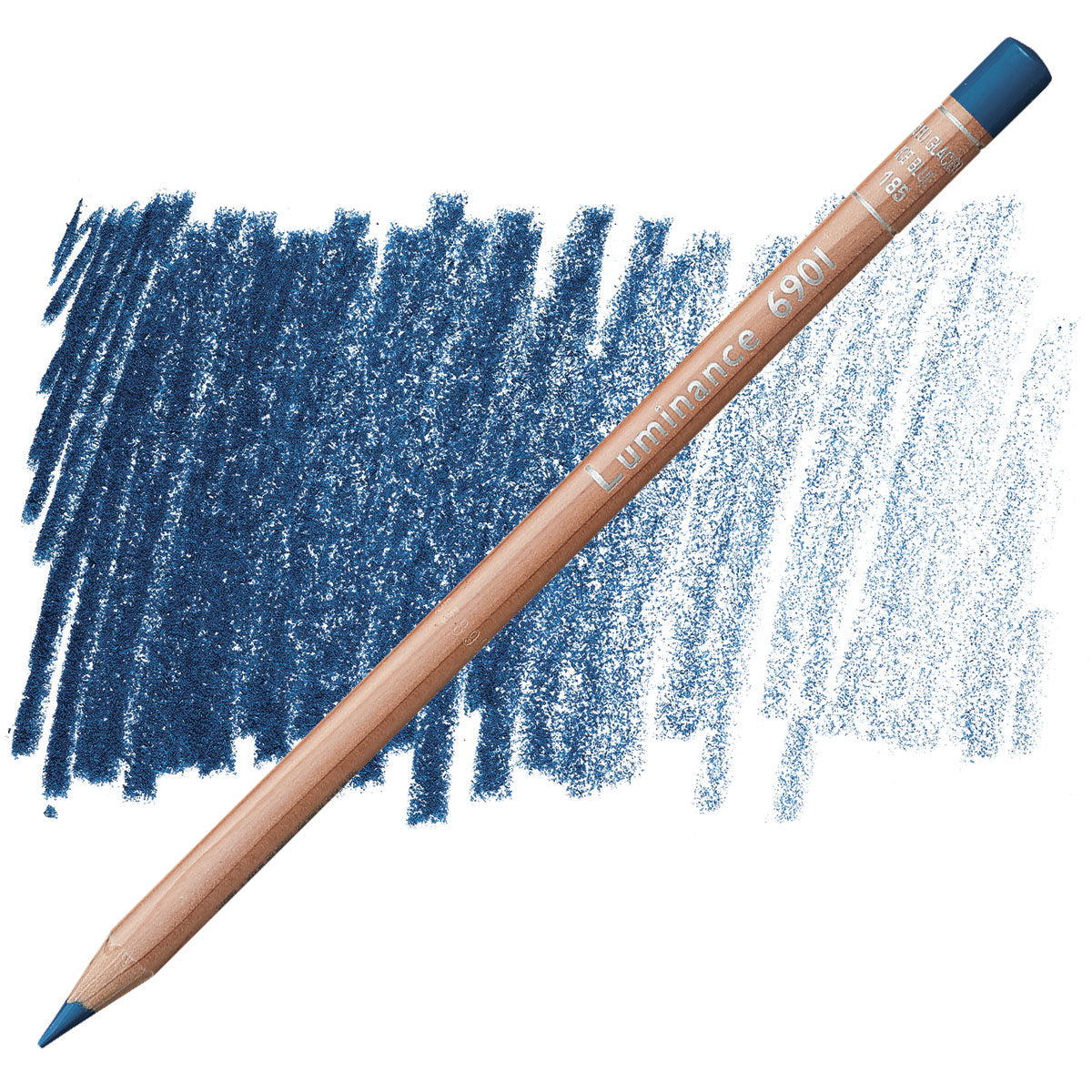 Luminance 6901 185 - Ice Blue: lápis e amostra da cor