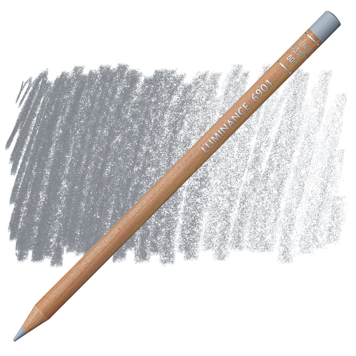 Luminance 6901 504 - Payne's Gray 30%: lápis e amostra da cor