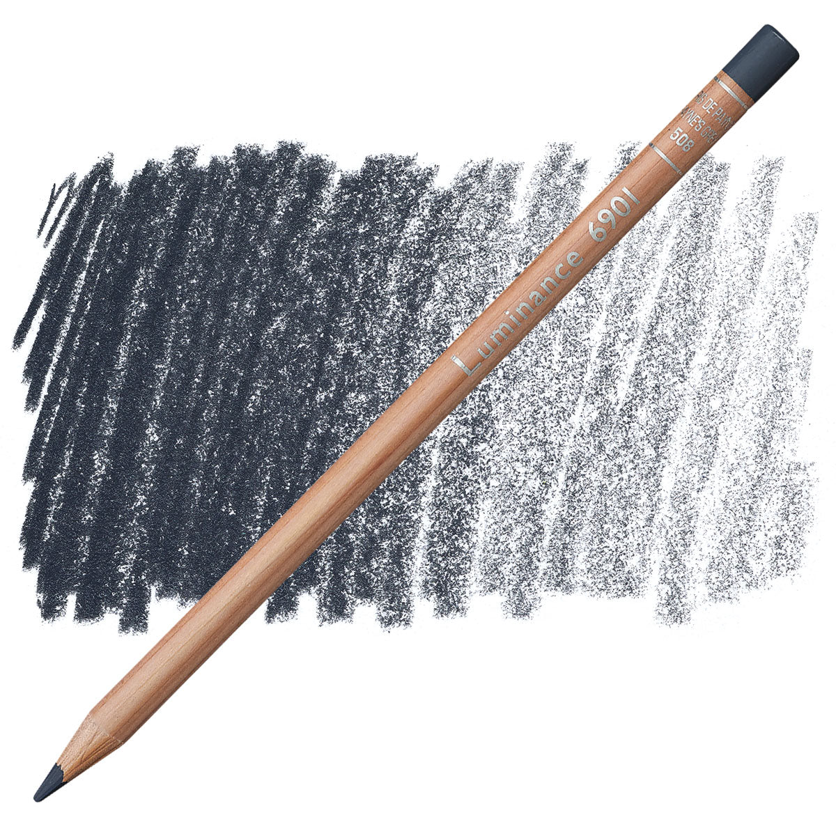 Luminance 6901 508 - Payne's Gray: lápis e amostra da cor