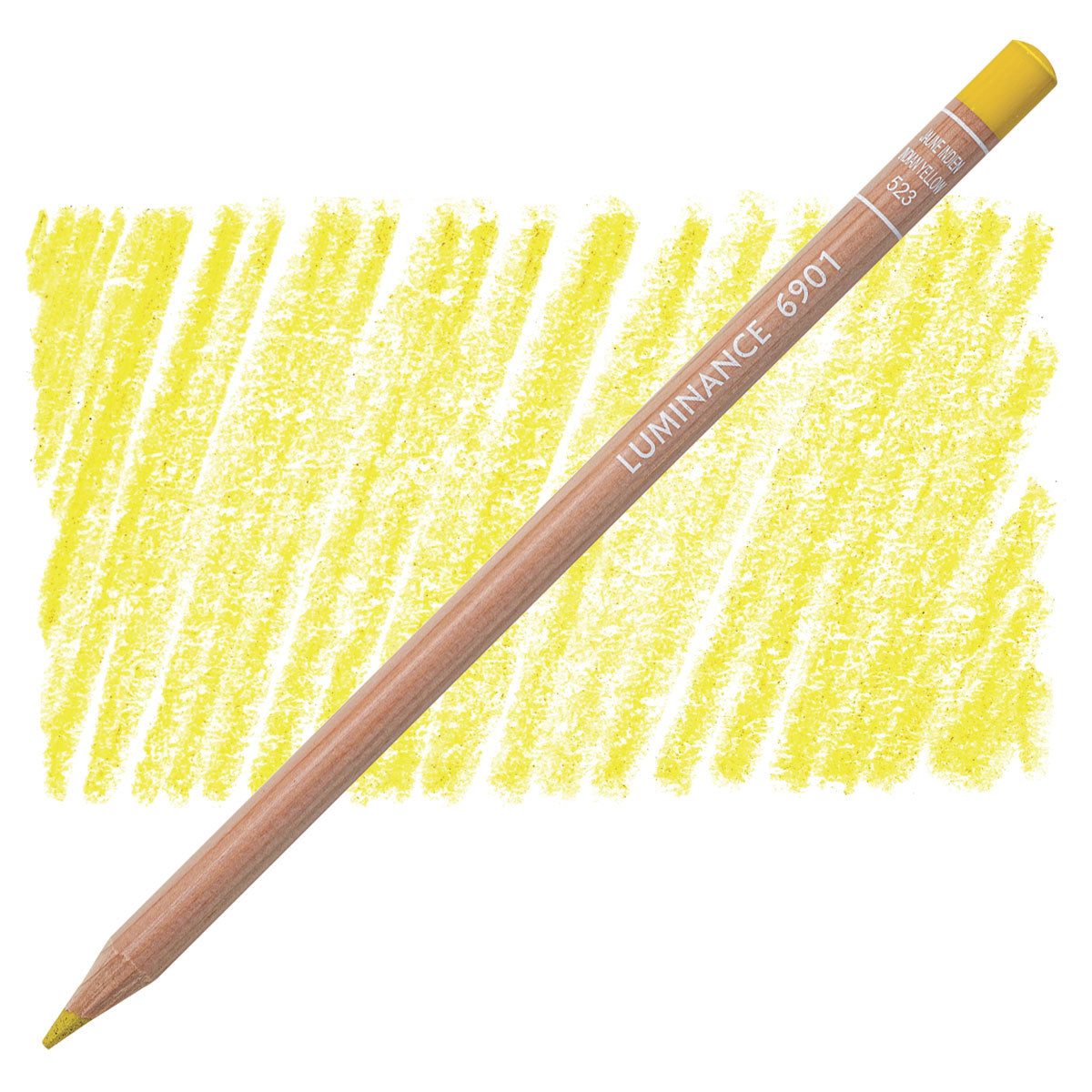 Luminance 6901 523 - Indian Yellow: lápis e amostra da cor