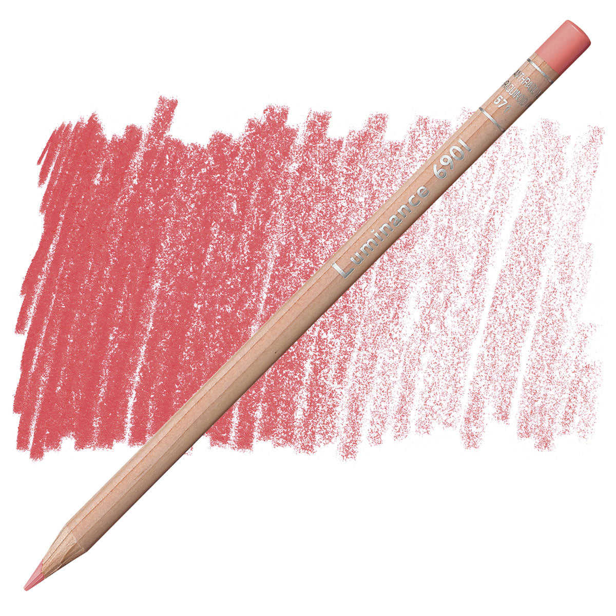 Luminance 6901 571 - Anthraquinoid Pink: lápis e amostra da cor