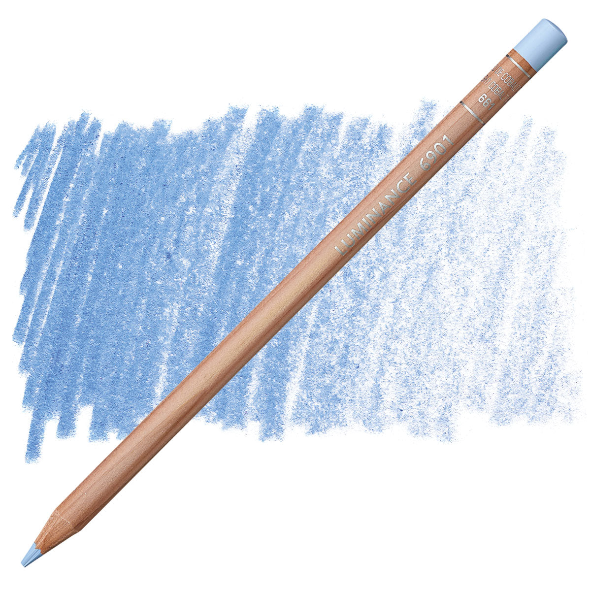 Luminance 6901 661 - Light Cobalt Blue: lápis e amostra da cor