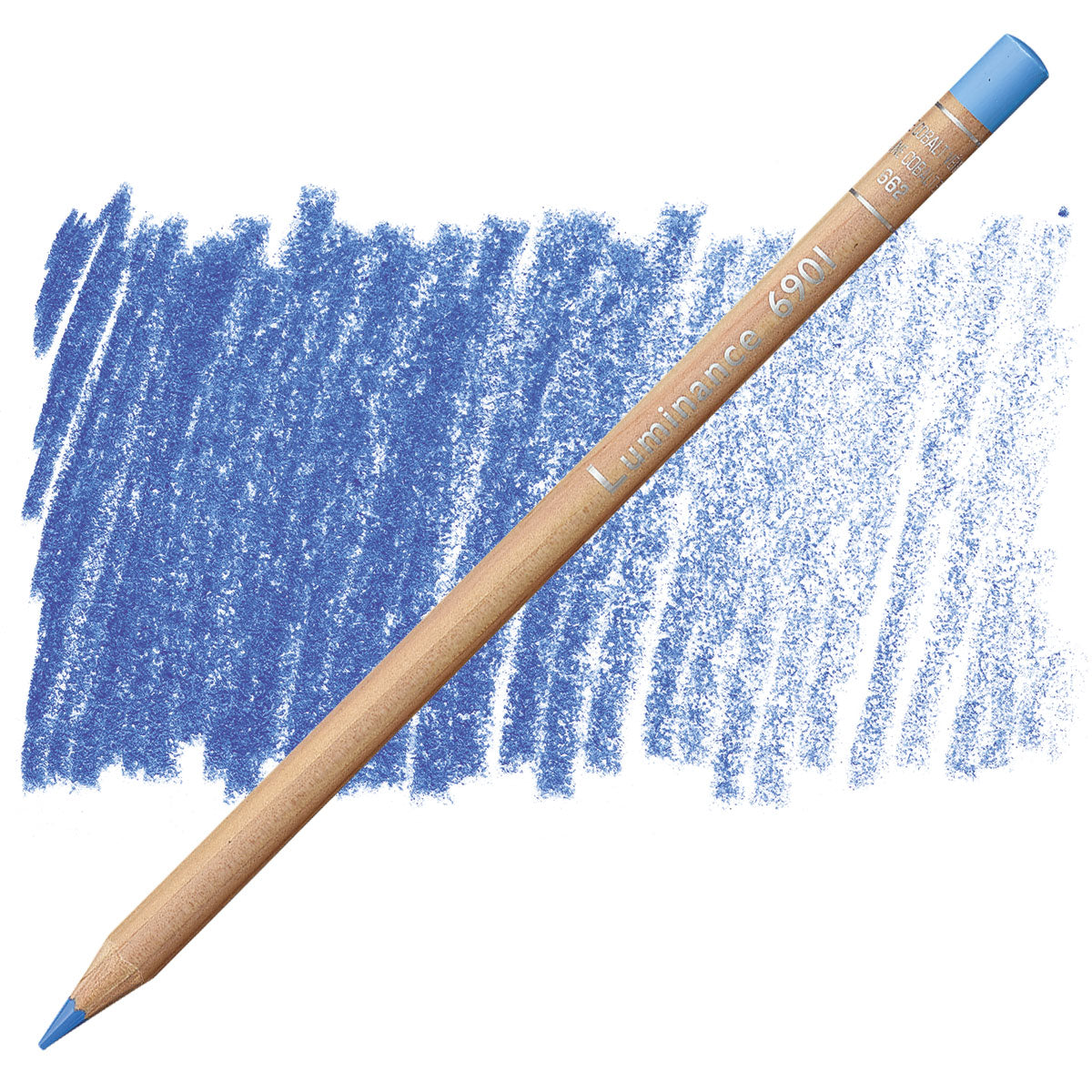 Luminance 6901 662 - Genuine Cobalt Blue: lápis e amostra da cor