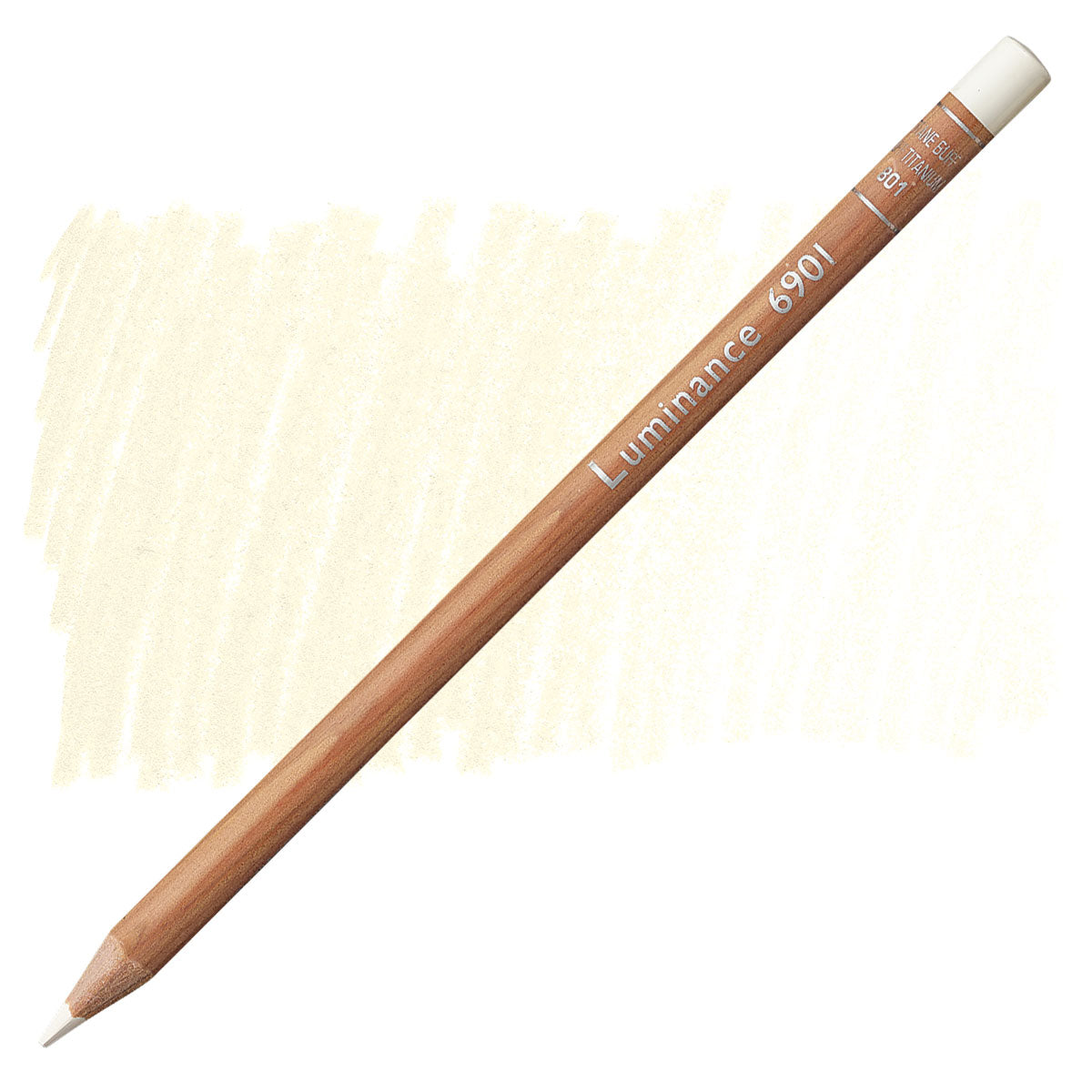 Luminance 6901 801 - Buff Titanium: lápis e amostra da cor