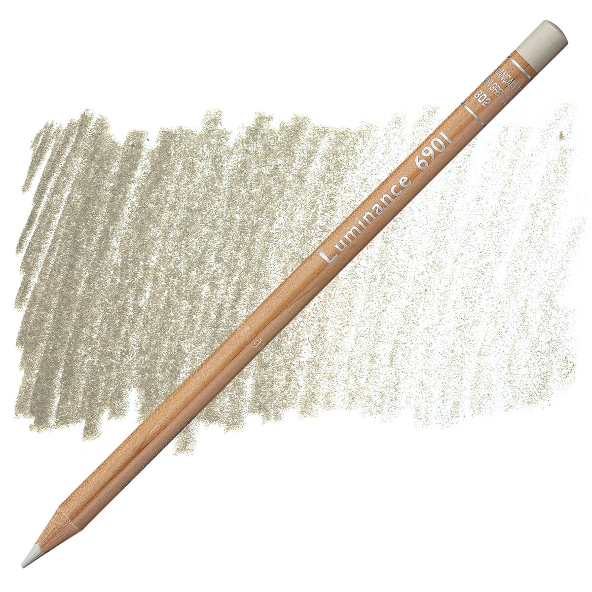 Luminance 6901 802 - French Gray 10%: lápis e amostra da cor