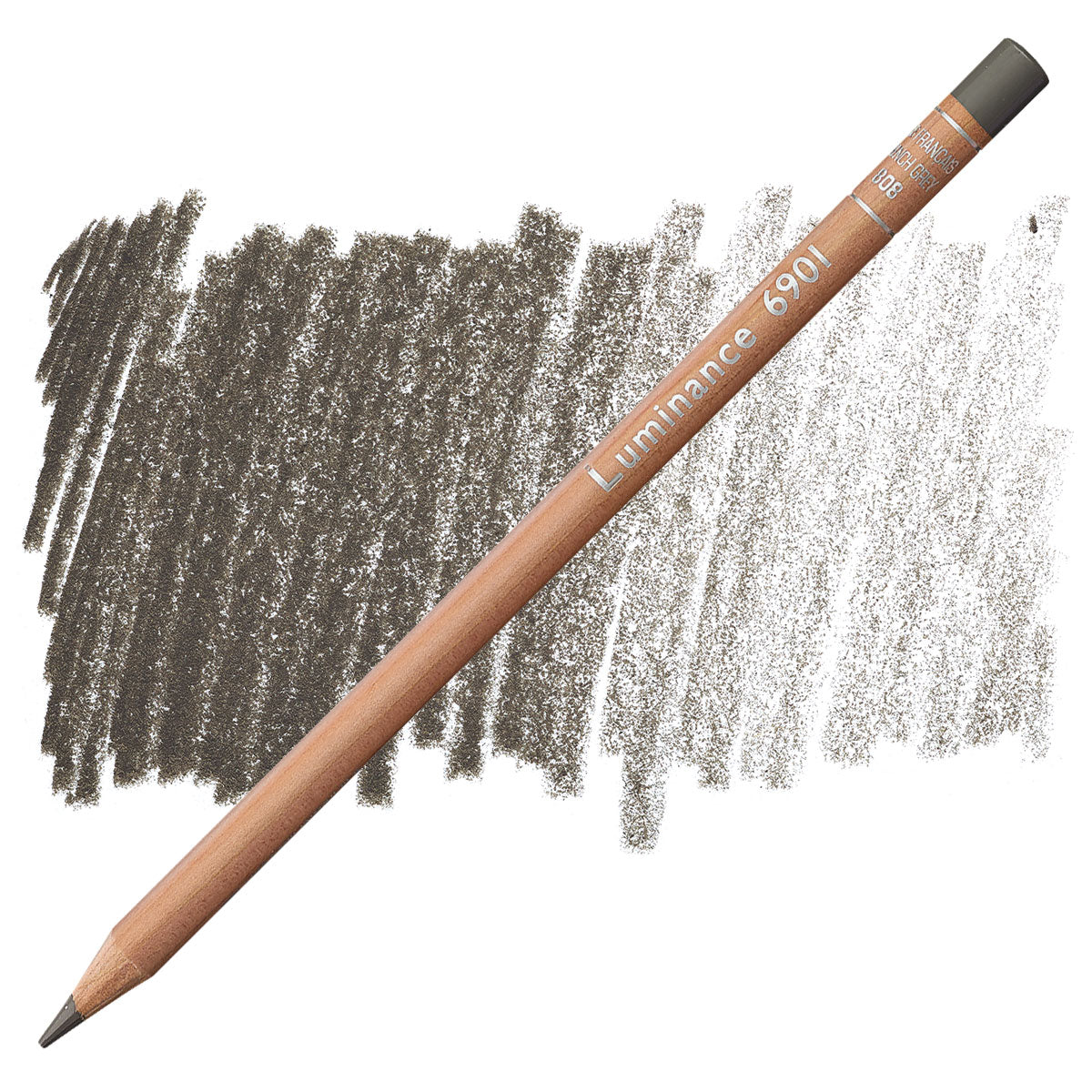 Luminance 6901 808 - French Gray: lápis e amostra da cor