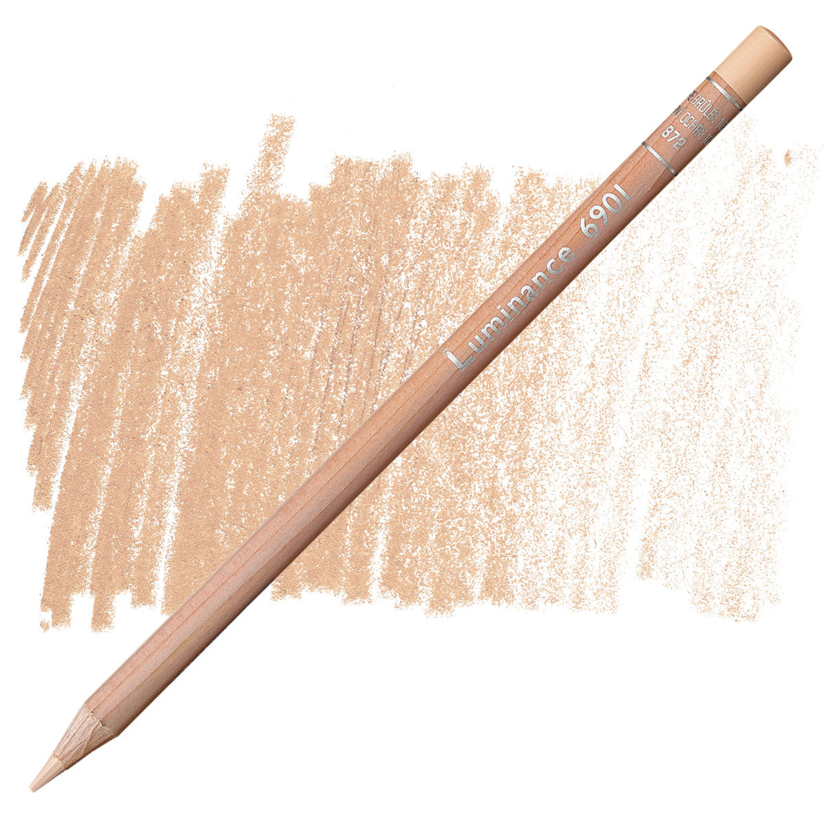 Luminance 6901 872 - Burnt Ochre 10%: lápis e amostra da cor