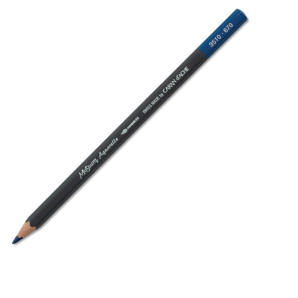 Caran d’Ache Museum Aquarelle - 670 Permanent Blue - lápis avulso