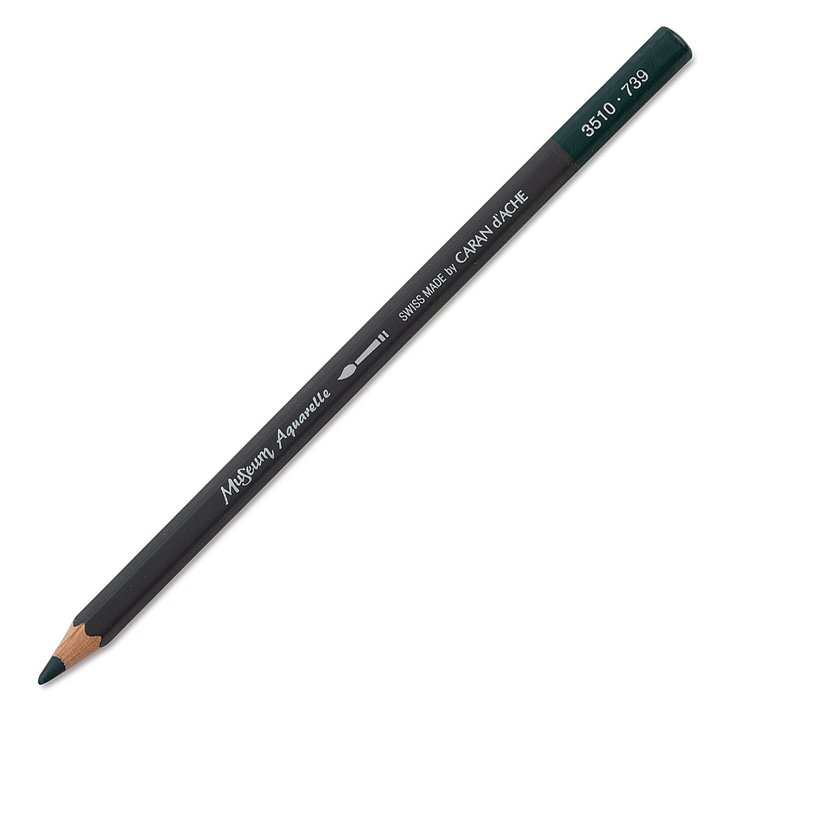 Caran d’Ache Museum Aquarelle - 739 Dark Sap Green - lápis avulso