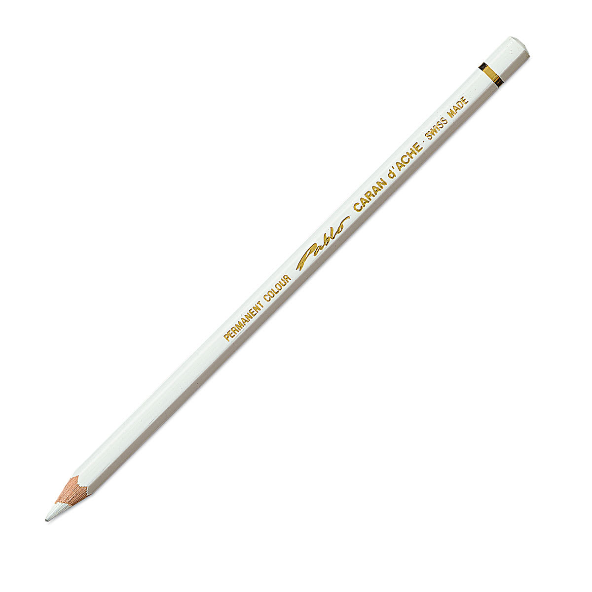 Caran d’Ache Pablo - 001 White - lápis avulso
