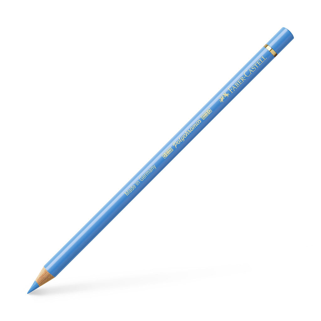 Lápis Polychromos 146 Sky Blue que compõe o kit Céu e Mar; imagem individual sem caixa