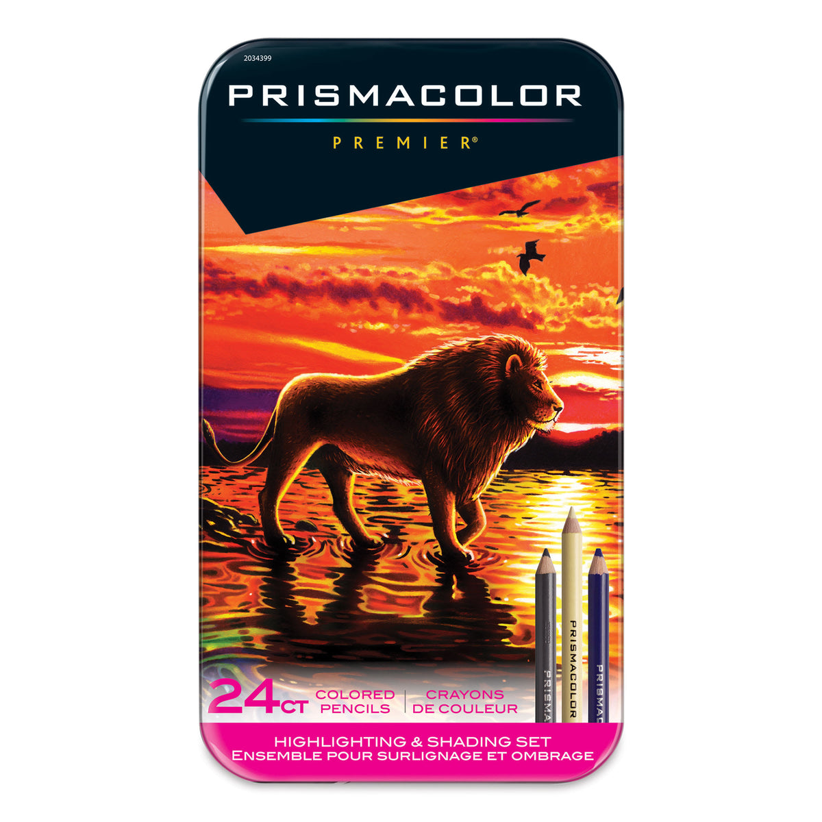 Lápis de Cor Prismacolor Premier – Estojo com 24 Cores Luz e Sombra