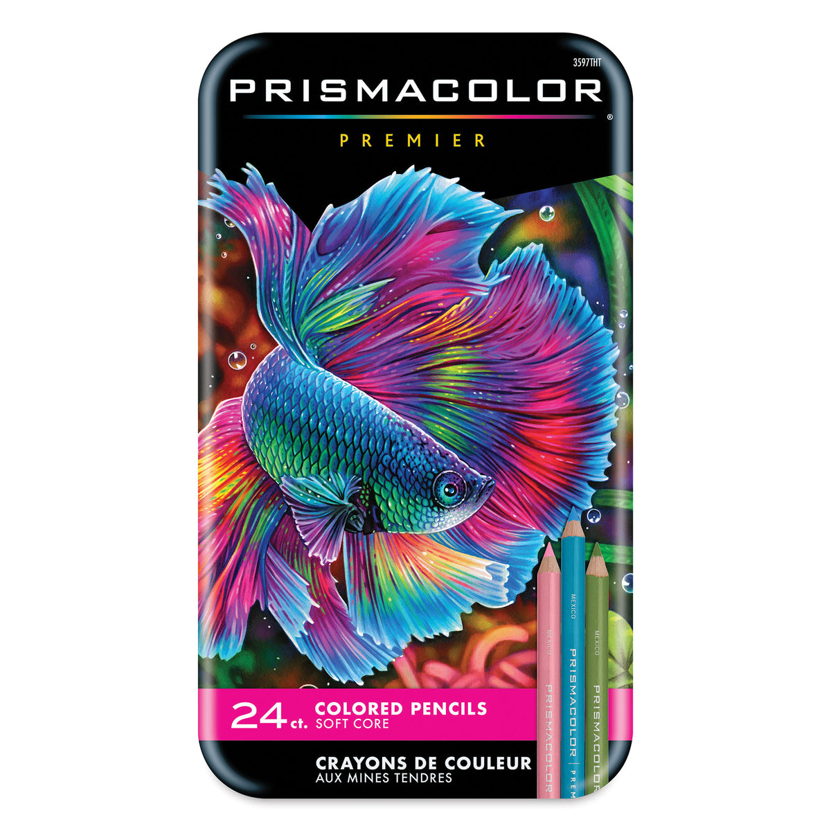 Lápis de Cor Prismacolor Premier – Estojo com 24 Cores Sortidas